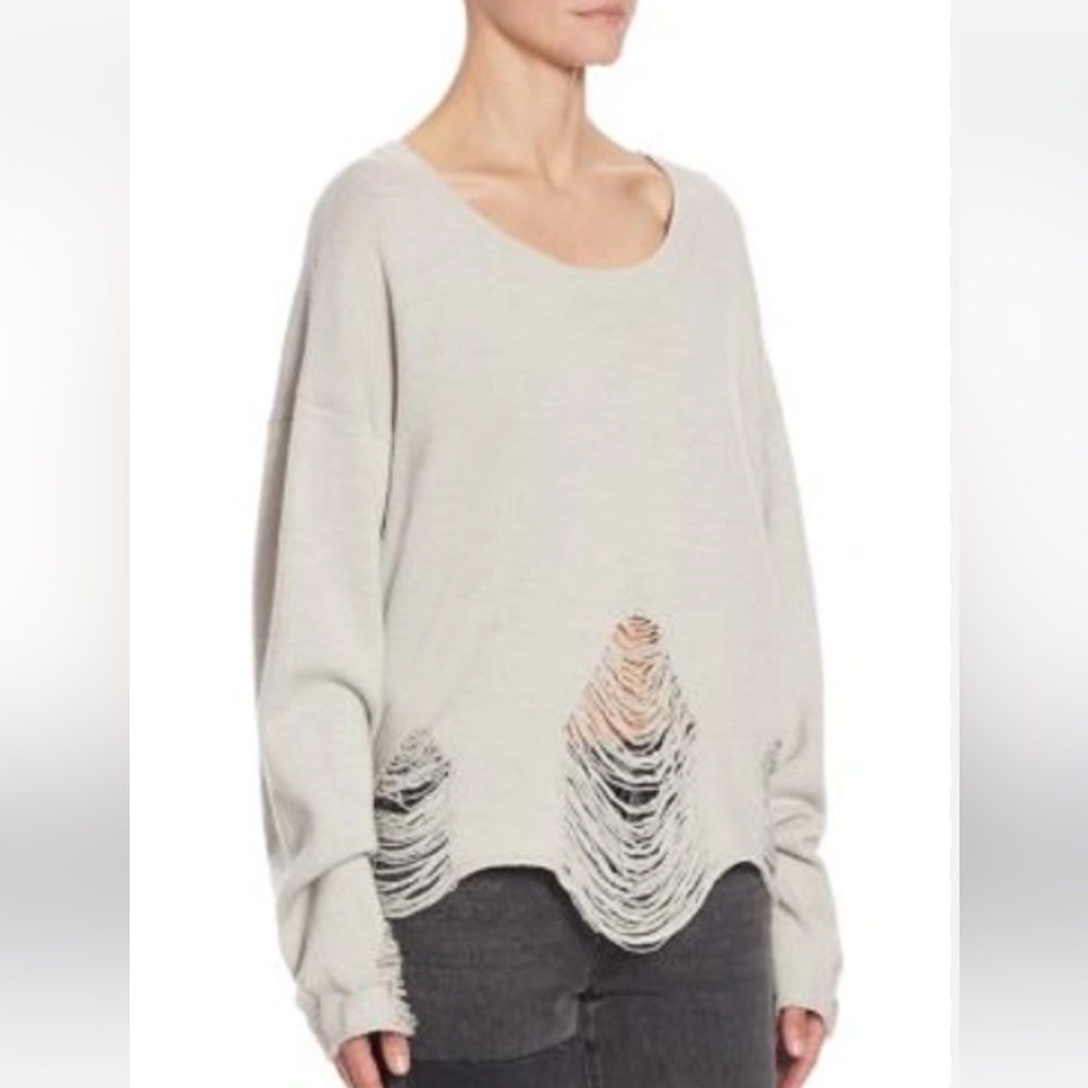 IRO Parola Distressed Cropped Sweater